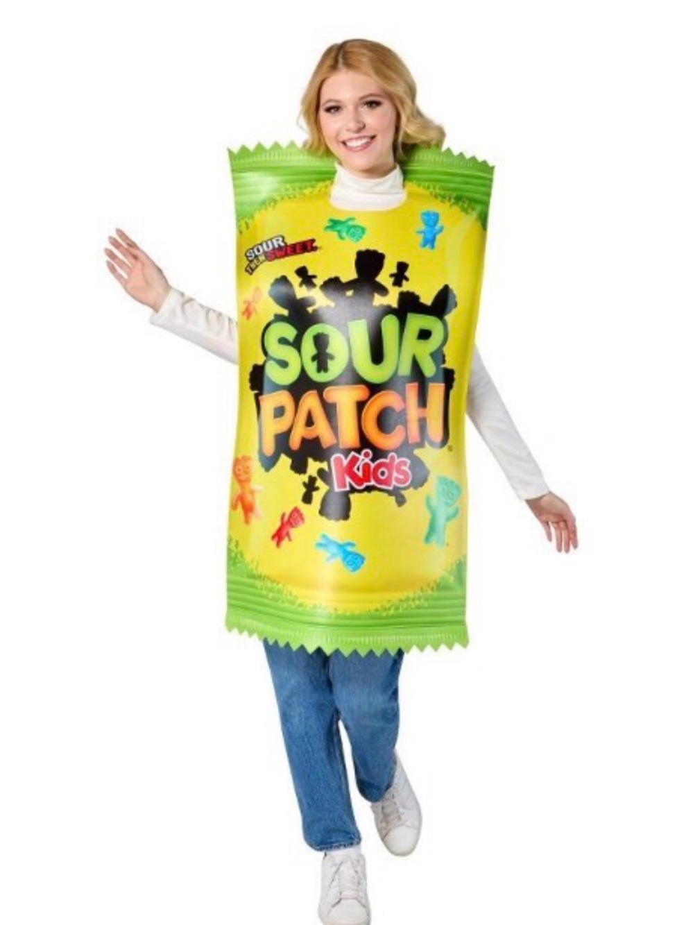 Sour Patch Kids candy Costume, One Size fits Most. candy-wrapper Halloween